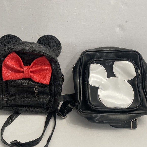 Mickey And Minnie Mouse Small Back Packs - Picture 1 of 6